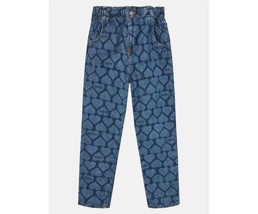 obrazek 1 Guess Jeansy J4YA13 D4WF0 Niebieski Relaxed Fit