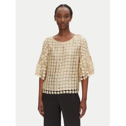 Zdjęcie Bruuns Bazaar Bluzka Carisa BBW4529 Złoty Loose Fit