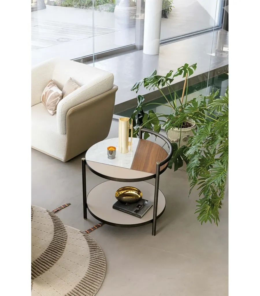 obrazek 5 Cudowny mały stolik kawowy w stylu modernistycznym do salonu - prosto z Włoch