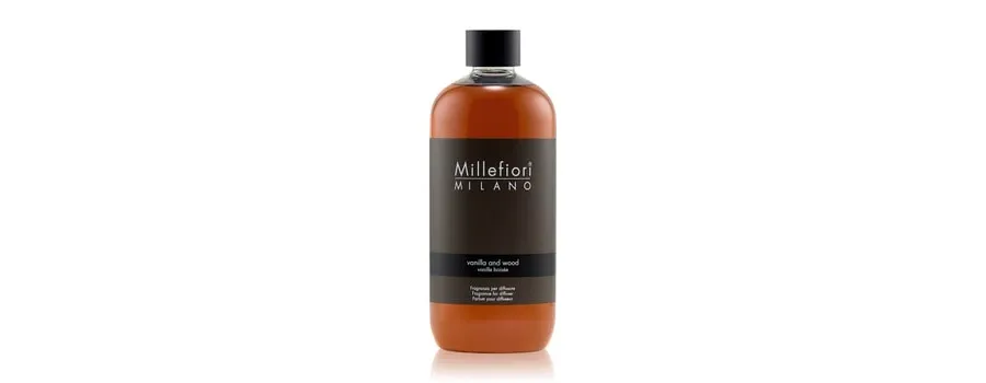 obrazek 1 Millefiori Milano Natural Vanilla and Wood Refill Zapach do pomieszczeń 500 ml
