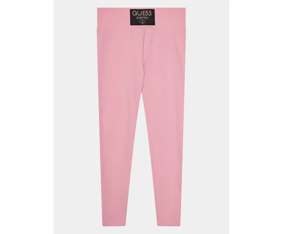 obrazek 1 Guess Legginsy J4RB04 J1314 Różowy Slim Fit