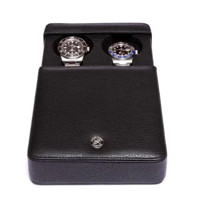 Picture A solid leather case for storing watches