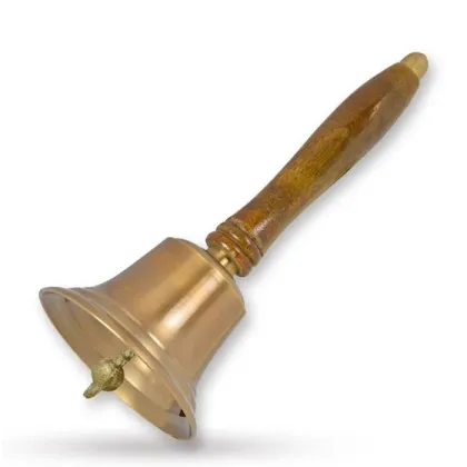 Zdjęcie Ekskluzywny dzwonek szkolny wykonany z brązu