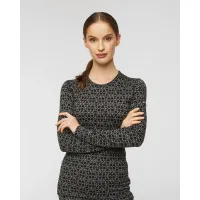 Zdjęcie Longsleeve Damski Icebreaker 250 Vertex Ls Crewe Alpine Geo
