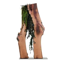 Picture Decorative partition wall made of stabilized plants - double-sided, self-supporting Breccia model