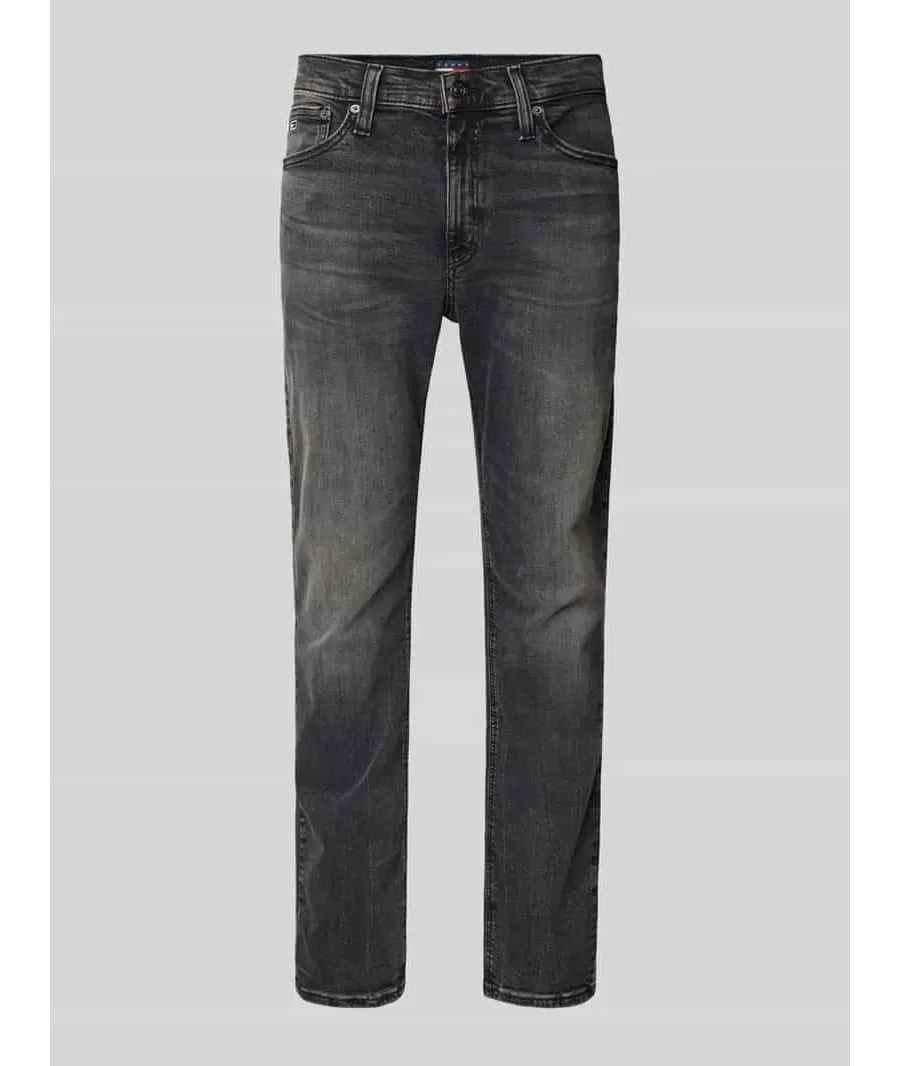 obrazek 1 Jeansy o kroju slim fit z wiskozy z 5 kieszeniami model ‘RYAN’