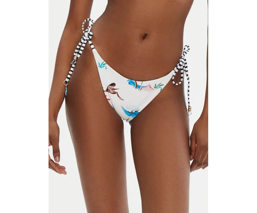 obrazek 1 Seafolly Dół od bikini Isla Palm 40706-216 Biały