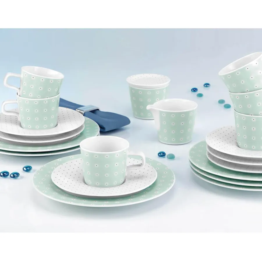obrazek 2 Stylowa porcelanowa filiżanka do cappuccino lub herbaty zdobiona oryginalnym motywem - Seltmann Weiden