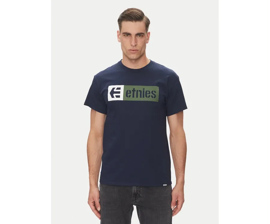 obrazek 1 Etnies T-Shirt New Box 4130002282 Granatowy Regular Fit