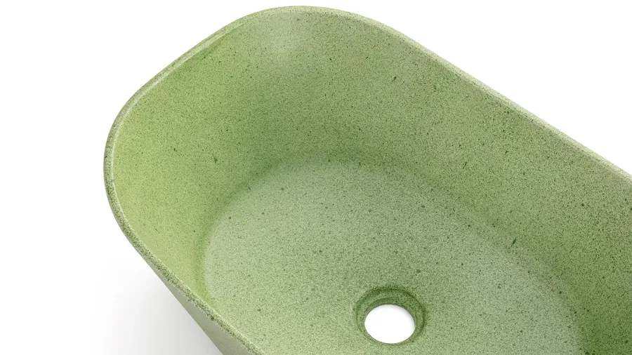 obrazek 3 Prestiżowa umywalka 50 cm LIBRA BASIC – SPLASH, zielony, lakier matowy