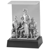 Picture A figurine depicting a football team