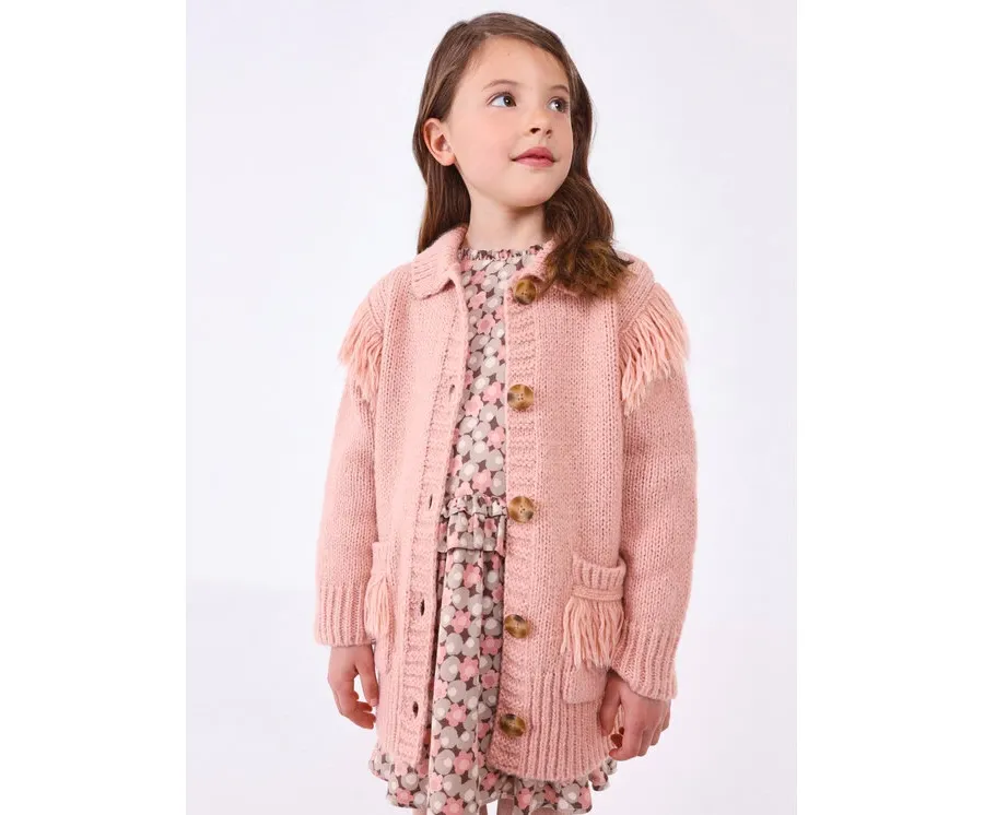 obrazek 1 Mayoral Kardigan 4.311 Różowy Regular Fit