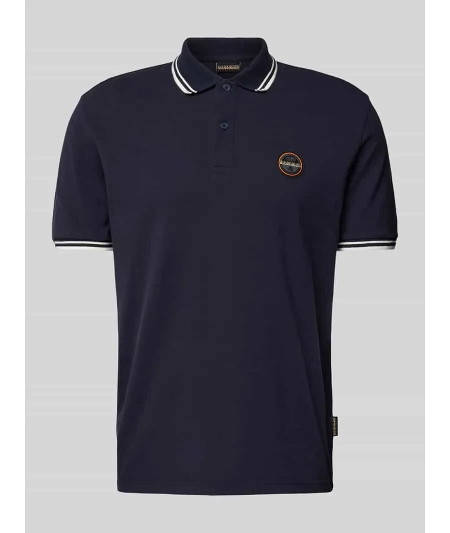obrazek 1 Koszulka polo o kroju regular fit z naszywką logo model ‘MACAS’
