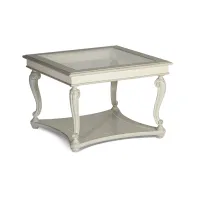Picture Square coffee table with carved legs
