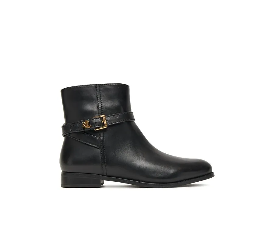 obrazek 1 LAUREN RALPH LAUREN Botki Brooke 802967768001 Czarny