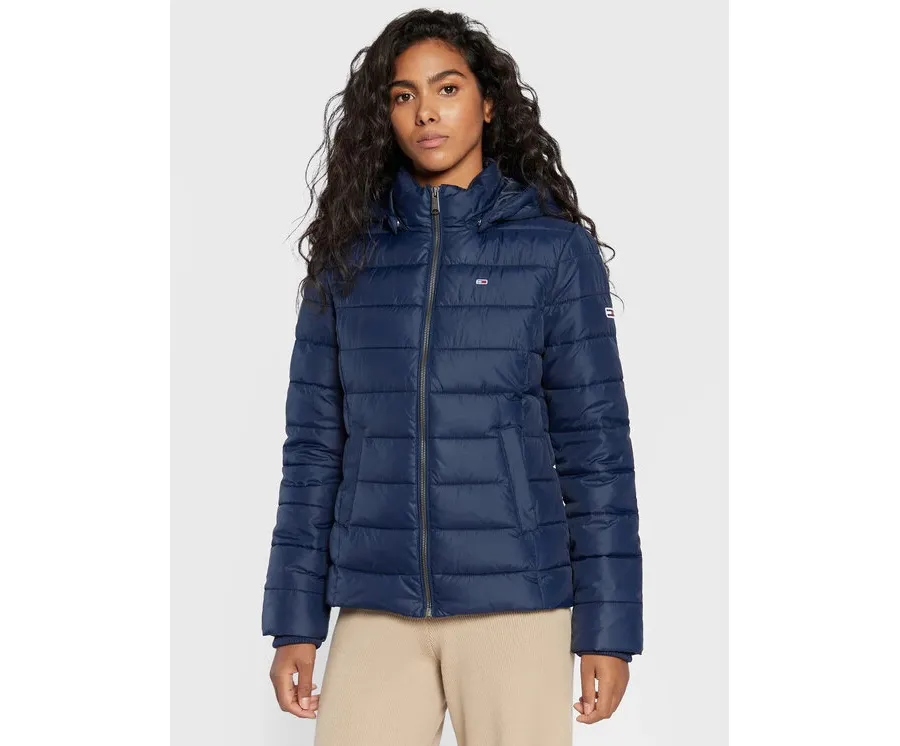 obrazek 1 Tommy Jeans Kurtka zimowa Basic DW0DW13741 Granatowy Regular Fit