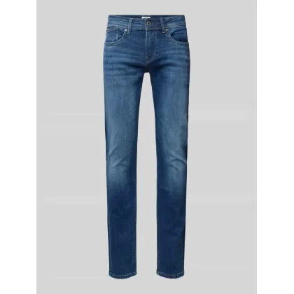 Zdjęcie Jeansy o kroju slim fit z 5 kieszeniami