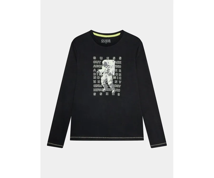 obrazek 1 Guess Bluzka L3BI25 I3Z14 Czarny Regular Fit