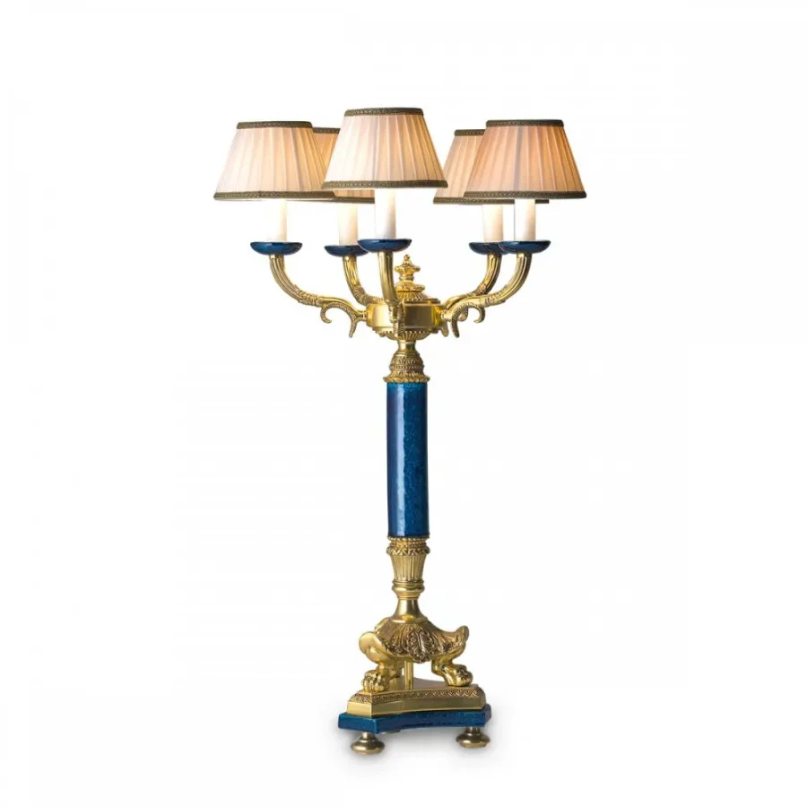 obrazek 1 Lampa stołowa pięciopunktowa H.79xL.48xP.48 cm