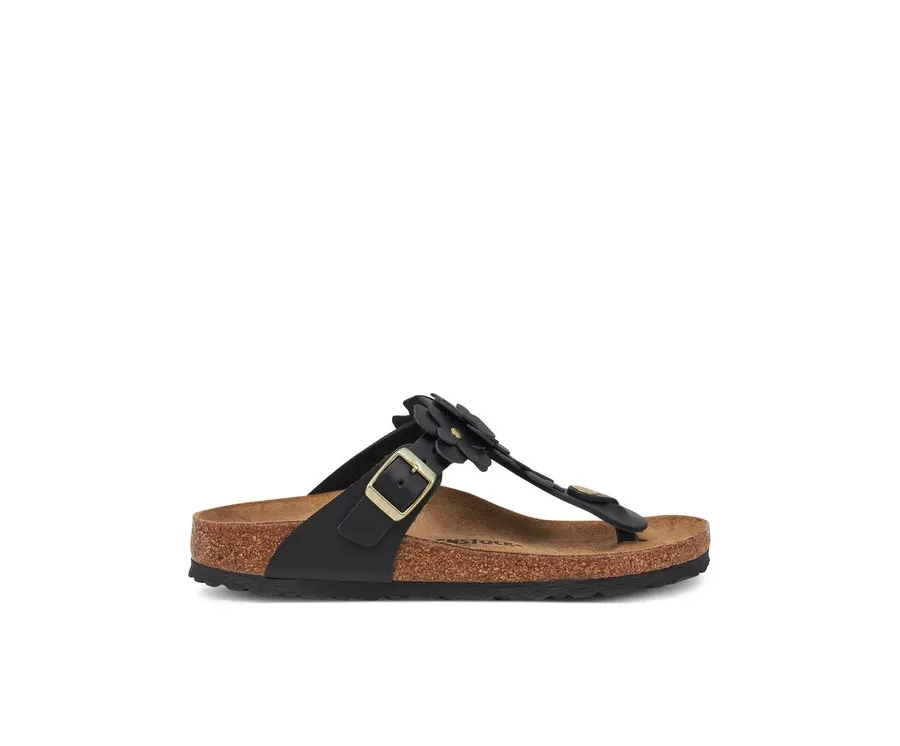 obrazek 1 Birkenstock Japonki Gizeh Flowers 1026719 Czarny
