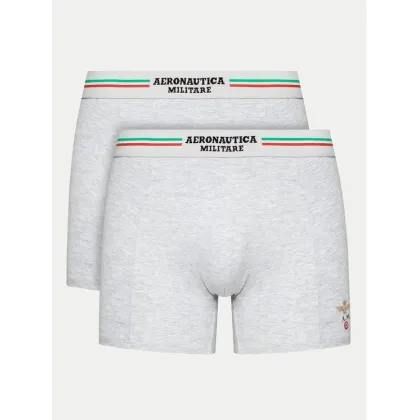 Zdjęcie Aeronautica Militare Komplet 2 par bokserek AM1UBX002 Szary