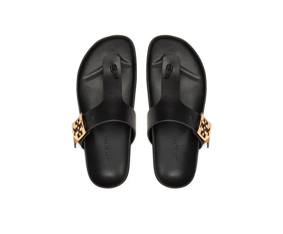 obrazek 1 Tory Burch Japonki Mellow Thong Sandal 155190 Czarny