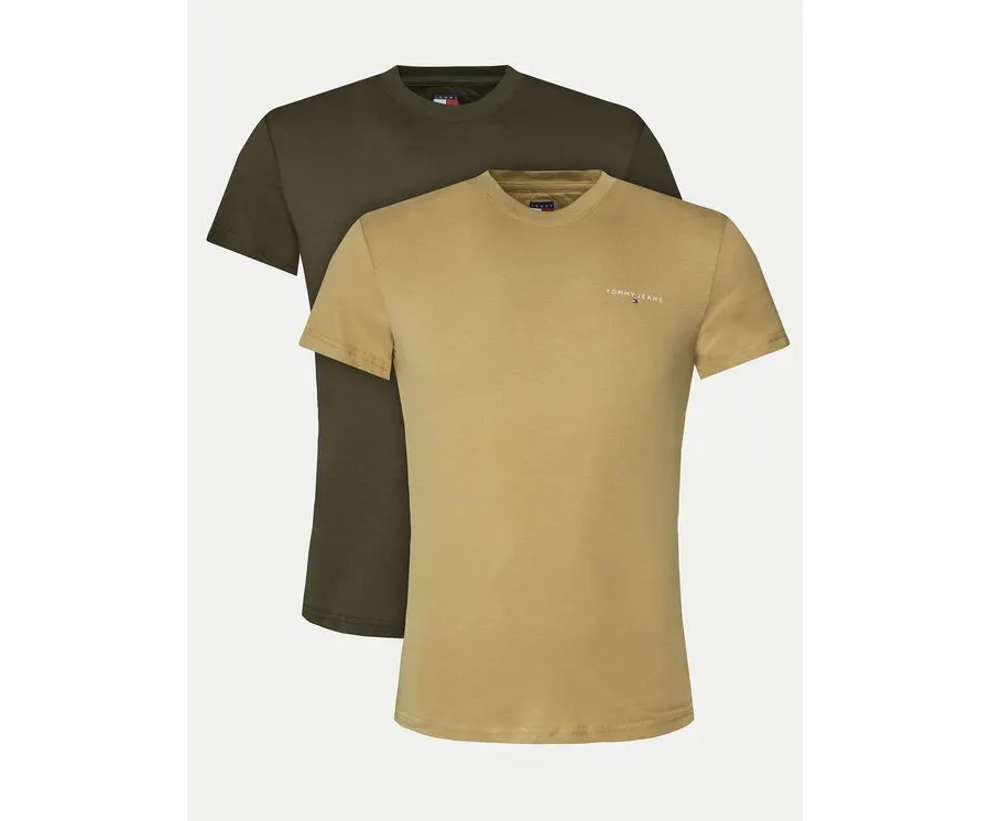 obrazek 1 Tommy Jeans Komplet 2 t-shirtów Linear DM0DM20353 Kolorowy Slim Fit