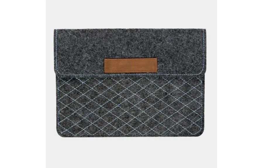 obrazek 1 Elegancka teczka na laptop z dekoracyjnym przeszyciem