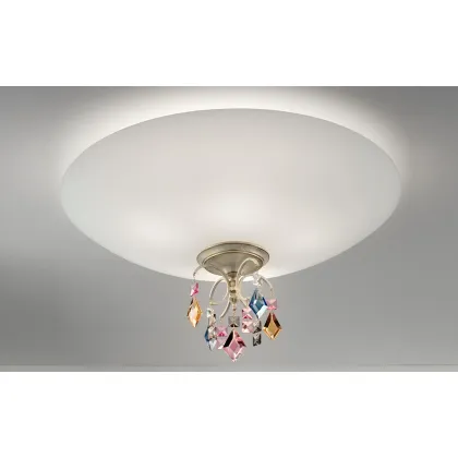 Zdjęcie Sufitowy żyrandol z kolorowymi kryształami - Luxury Products