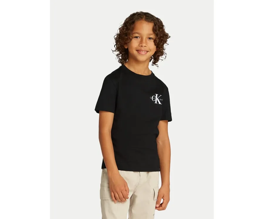 obrazek 1 Calvin Klein Jeans T-Shirt Monologo IU0IU00678 Czarny Regular Fit