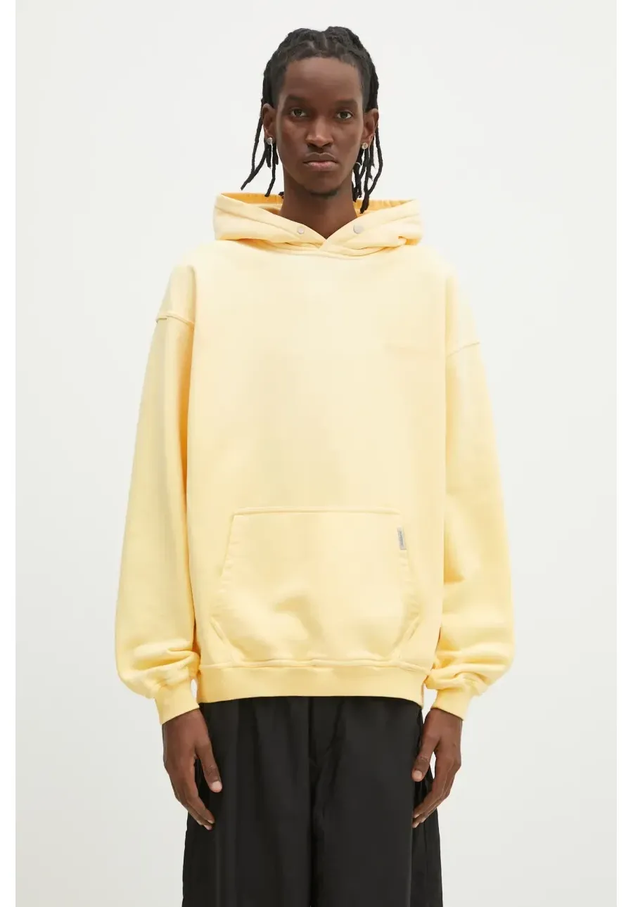 obrazek 1 Represent bluza bawełniana Owners Club Hoodie męska kolor żółty z kapturem z nadrukiem OCM41113.32