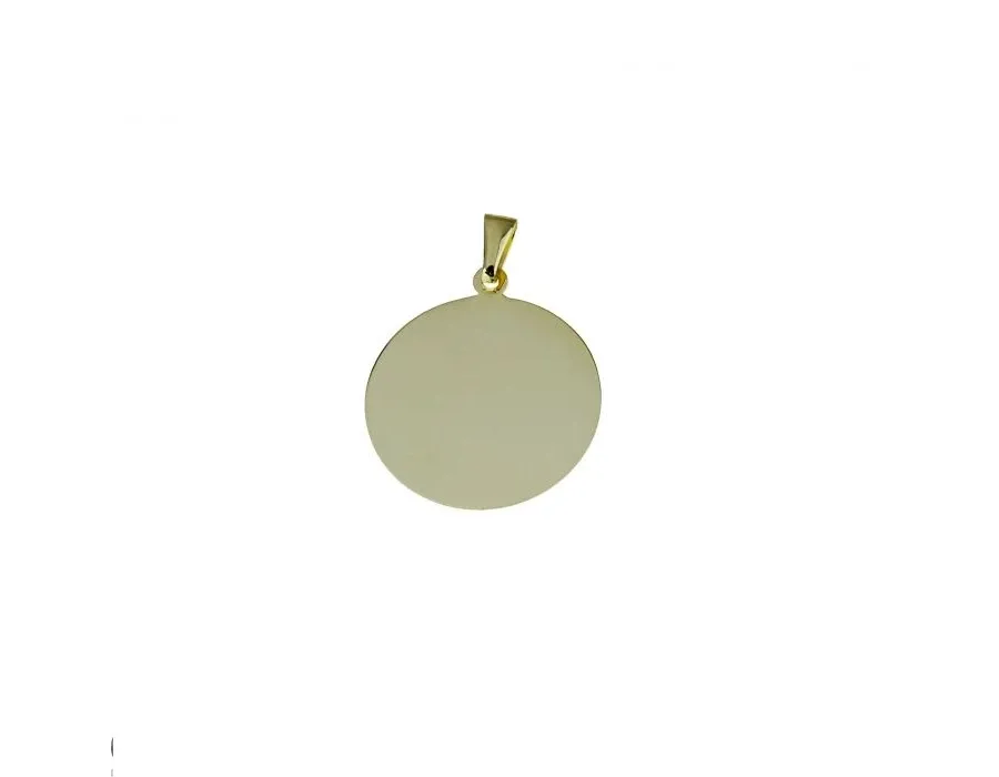 obrazek 1 Złoty okrągły medal śr.cm.2,8