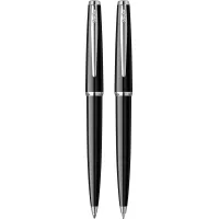 Zdjęcie Prezentowy komplet piśmienniczy w kolorze czarnym