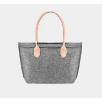 Picture Promotional bag with leather handles for companies
