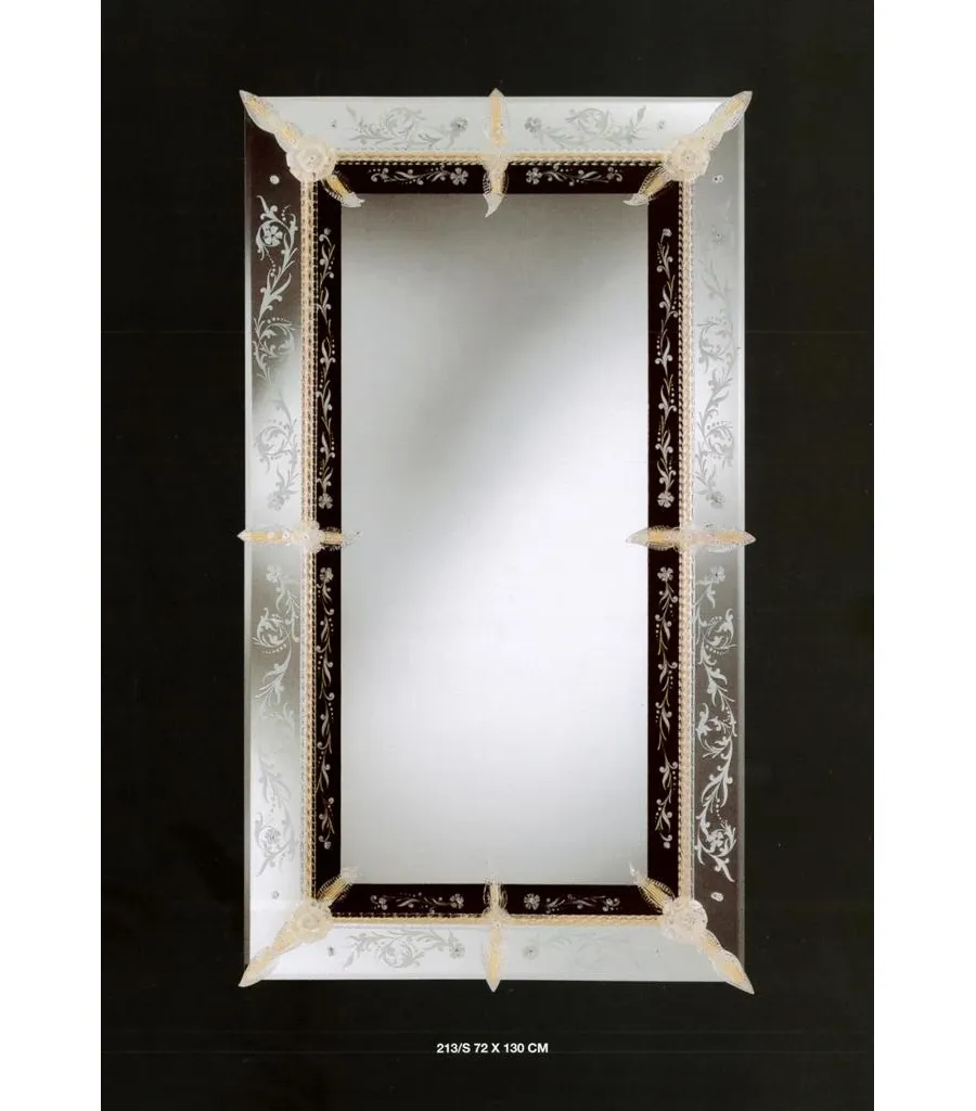 obrazek 1 Eleganckie lustro salonowe Murano
