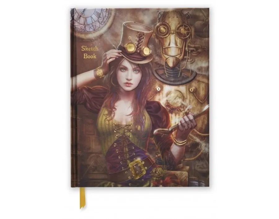 obrazek 1 Designerski szkicownik (Steampunk) - Flame Tree Publishing