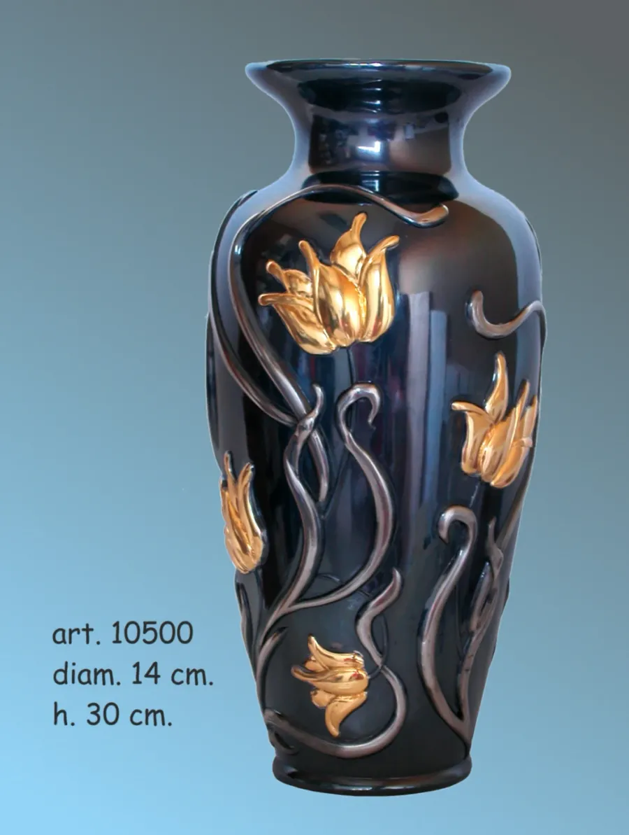 obrazek 1 Pozłacany wazon włoskiego producenta