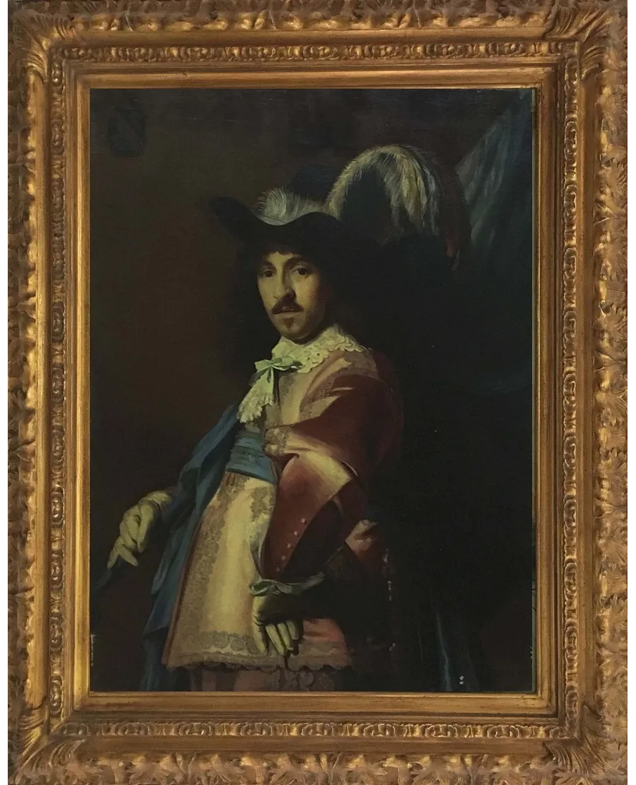 obrazek 1 Portret Andriesa Stilte 80x60 cm - włoskie malarstwo Angelo Granati