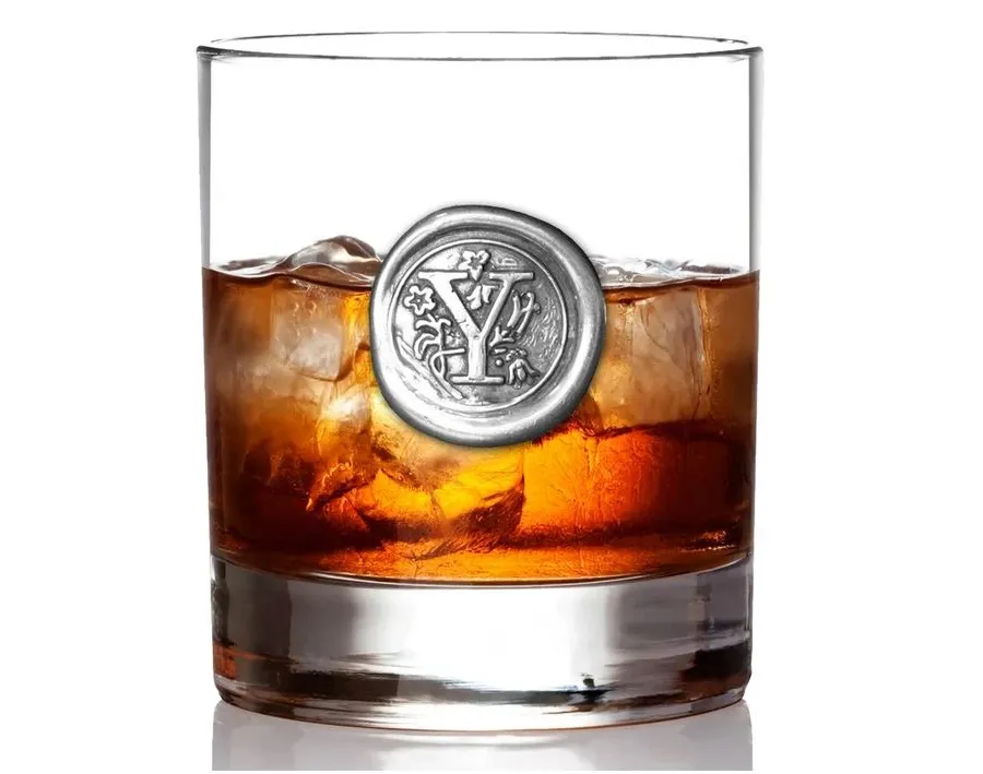 obrazek 1 Niesamowita szklanka do whisky z wygrawerowanym inicjałem 
