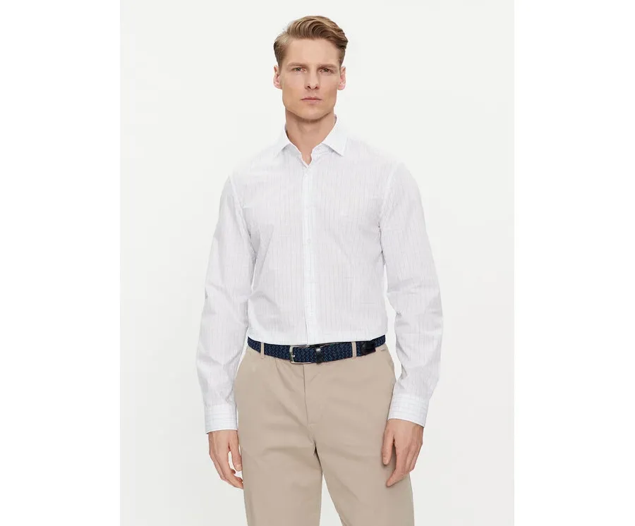 obrazek 1 Calvin Klein Koszula K10K112303 Biały Fitted Fit