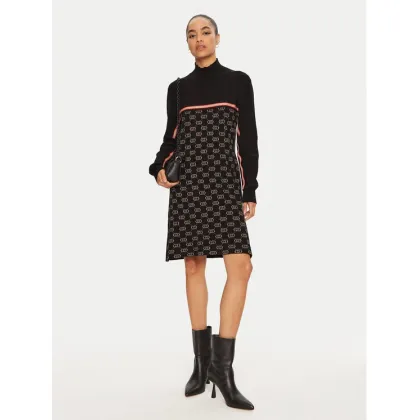 Zdjęcie Liu Jo Sport Sukienka dzianinowa TF4227 MS63L Czarny Regular Fit