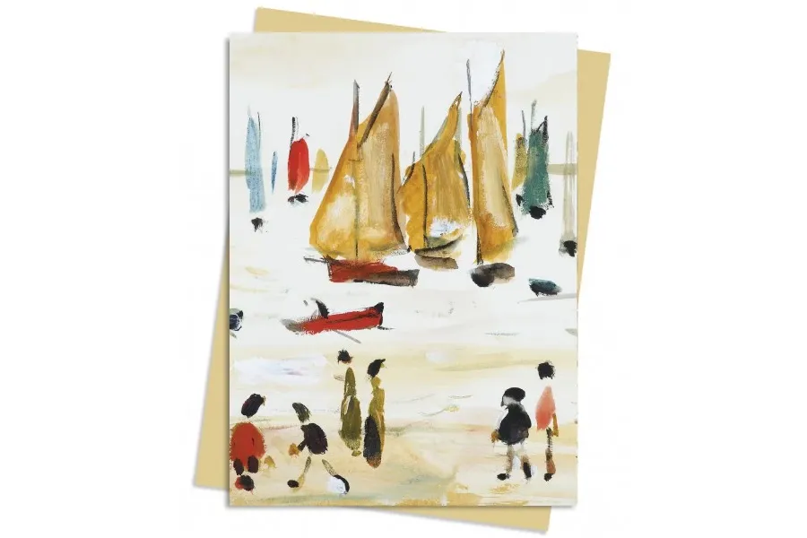 obrazek 1 Pakiet kartek na życzenia (L.S. Lowry: Jachty) - Flame Tree Publishing