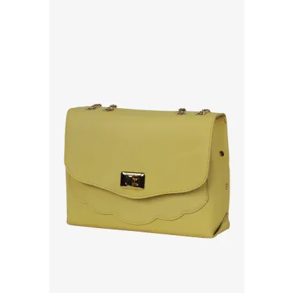 Zdjęcie Ekskluzywna limonkowa torebka na ramię - Terrida