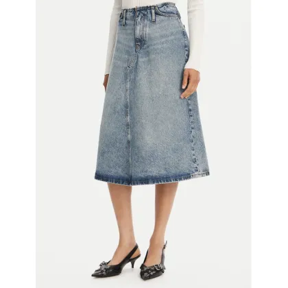 Zdjęcie HUGO Spódnica jeansowa 50530310 Niebieski Regular Fit