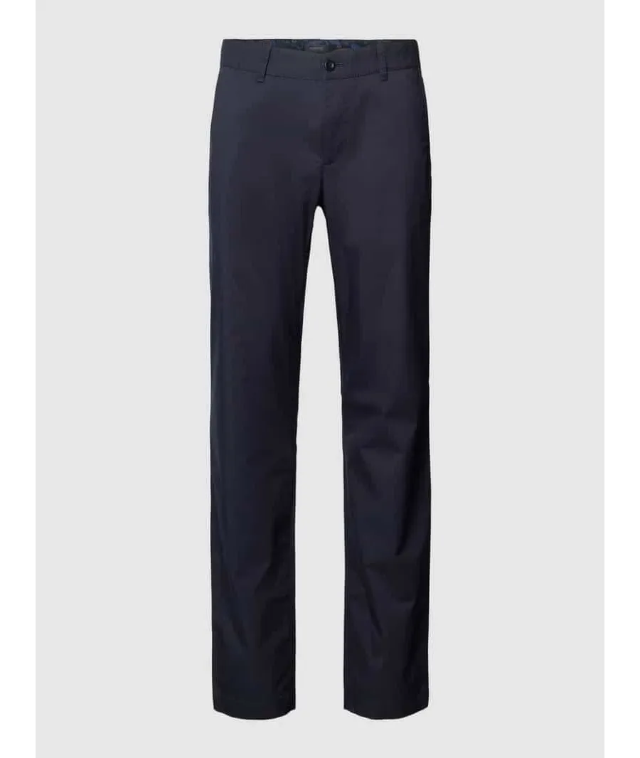 obrazek 1 Chinosy o kroju slim fit z bocznymi, wpuszczanymi kieszeniami model ‘Ceramica’