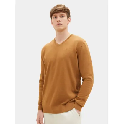Zdjęcie Tom Tailor Sweter 1027665 Brązowy Regular Fit