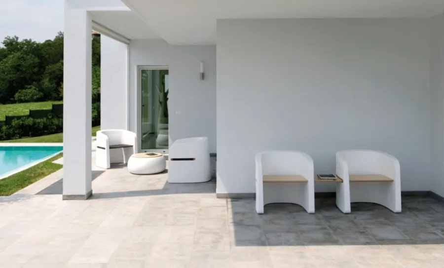 obrazek 3 Designerskie krzesło w stylu minimalistycznym do nowoczesnych ogrodów lub wnętrz - Plust