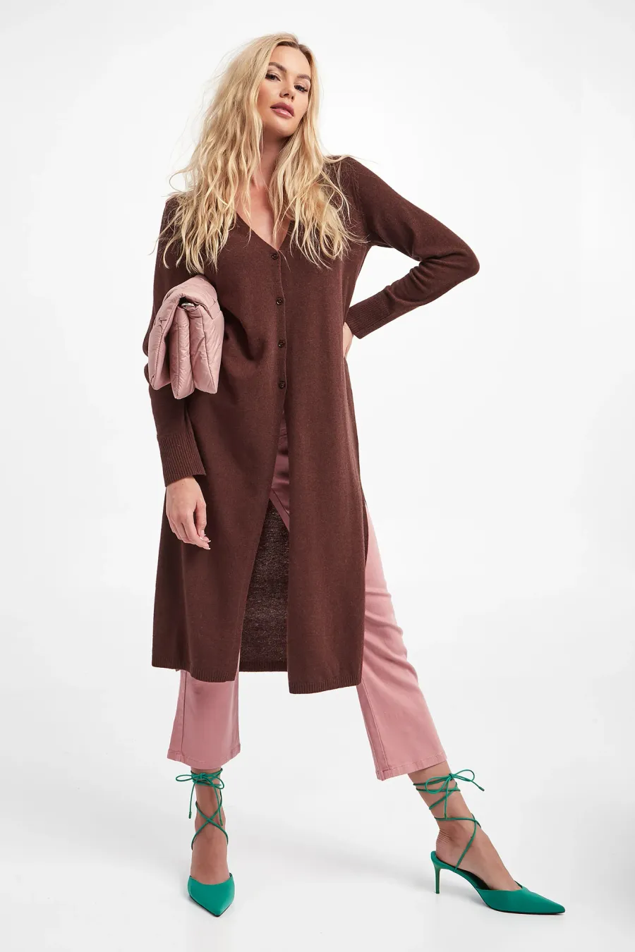 obrazek 1 Kardigan z wełną Rosa MARELLA MONOCHROME Marella