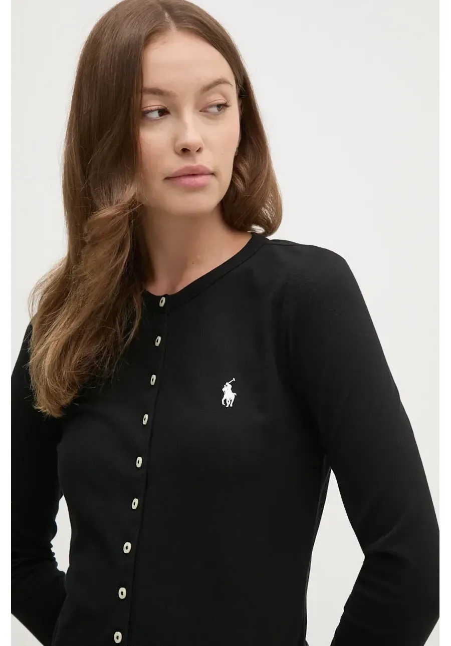 obrazek 1 Polo Ralph Lauren longsleeve damski kolor czarny 211941175