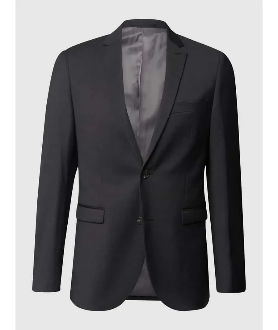obrazek 1 Marynarka zapinana na 2 guziki o kroju slim fit z dodatkiem streczu model ‘George’